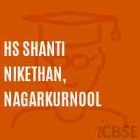 Hs Shanti Nikethan, Nagarkurnool Secondary School Logo
