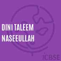 Dini Taleem Naseeullah Primary School Logo