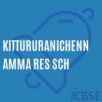Kittururanichennamma Res Sch Secondary School Logo