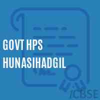 Govt Hps Hunasihadgil Middle School Logo
