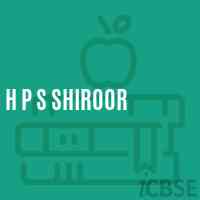 H P S Shiroor Middle School Logo