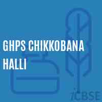 Ghps Chikkobana Halli Middle School Logo