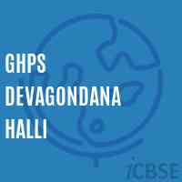 Ghps Devagondana Halli Middle School Logo