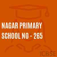 Nagar Primary School No - 265 Logo