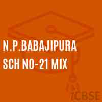 N.P.Babajipura Sch No-21 Mix Middle School Logo