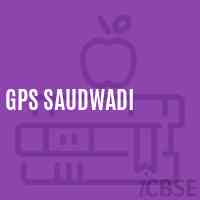 Gps Saudwadi Primary School Logo