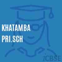 Khatamba Pri.Sch Primary School Logo
