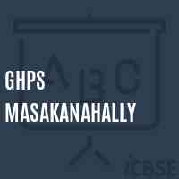 Ghps Masakanahally Middle School Logo