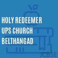 Holy Redeemer Ups Church Belthangad Middle School Logo