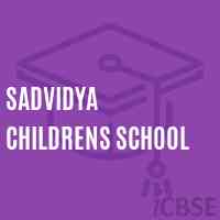 Sadvidya Childrens School Logo