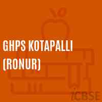 Ghps Kotapalli (Ronur) Middle School Logo