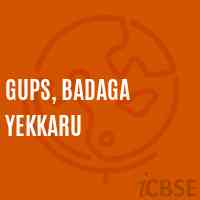 Gups, Badaga Yekkaru Middle School Logo