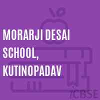 Morarji Desai School, Kutinopadav Logo