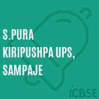S.Pura Kiripushpa Ups, Sampaje Middle School Logo