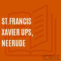 St.Francis Xavier Ups, Neerude Middle School Logo