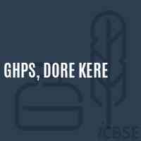 Ghps, Dore Kere Middle School Logo