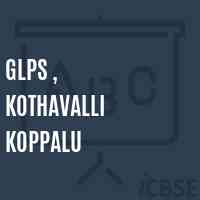 Glps , Kothavalli Koppalu Primary School Logo