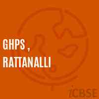 Ghps , Rattanalli Middle School Logo