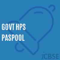 Govt Hps Paspool Middle School Logo