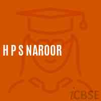 H P S Naroor Middle School Logo
