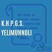K.H.P.G.S. Yelimunnoli Middle School Logo