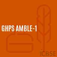 Ghps Amble-1 Middle School Logo