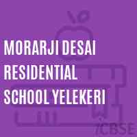 Morarji Desai Residential School Yelekeri Logo