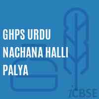 Ghps Urdu Nachana Halli Palya Middle School Logo