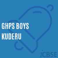Ghps Boys Kuderu Middle School Logo