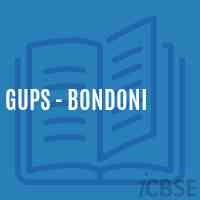Gups - Bondoni Middle School Logo