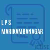 L P S Marikambanagar Primary School Logo