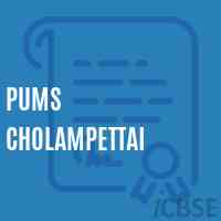 Pums Cholampettai Middle School Logo