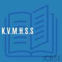 K.V.M.H.S.S Senior Secondary School Logo