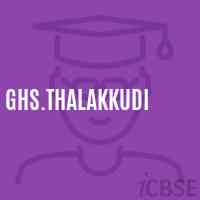 Ghs.Thalakkudi Secondary School Logo