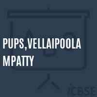Pups,Vellaipoolampatty Primary School Logo