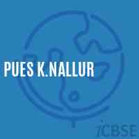 Pues K.Nallur Primary School Logo