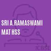 Sri A.Ramaswami Mat Hss Senior Secondary School Logo