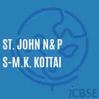 St. John N& P S-M.K. Kottai Primary School Logo