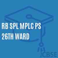 RB SPL MPLC PS 26th WARD Primary School Logo