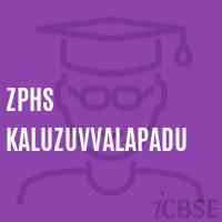 Zphs Kaluzuvvalapadu Secondary School Logo