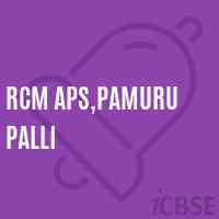 Rcm Aps,Pamuru Palli Primary School Logo