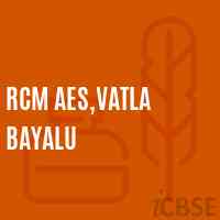 Rcm Aes,Vatla Bayalu Primary School Logo