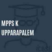 Mpps K Upparapalem Primary School Logo