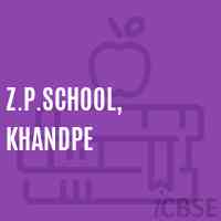 Z.P.School, Khandpe Logo