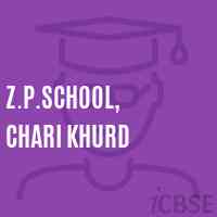 Z.P.School, Chari Khurd Logo