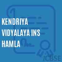 Kendriya Vidyalaya Ins Hamla Senior Secondary School Logo