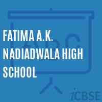 Fatima A.K. Nadiadwala High School Logo