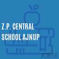 Z.P. Central School Ajnup Logo