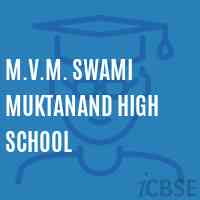 M.V.M. Swami Muktanand High School Logo