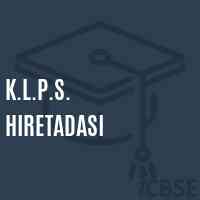 K.L.P.S. Hiretadasi Primary School Logo
